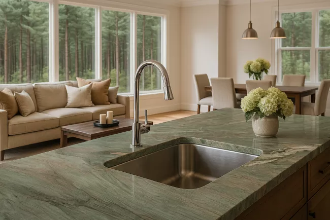 Cocina cuarcita Aguere Green